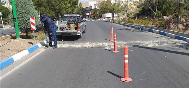 نصب و تعویض 122 سرعتگیر در نقاط حادثه خیز شهر پردیس